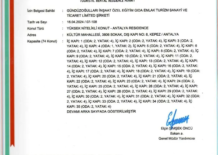 Appartement Antalya Residence *